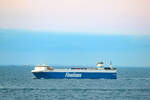 FINNBREEZE (IMO 9468889, Finnlines) am späten Abend des 14.06.2022 in der Ostsee