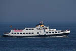 Das Fahrgastschiff BINZ (IMO: 6801822) ist auf der Ostsee unterwegs.