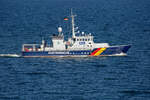 Zollboot HIDDENSEE vor Sassnitz.