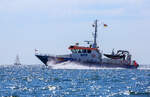Polizeiboot WARNOW (IMO -) vor R�gen. - 13.07.2026
