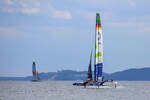 Sassnitz SailGP  mit der F50 Klasse bei Trainingsfahrt des Team Deutschland’s  und dem RB Team Italien im Hintergrund. - 20.08.2026

