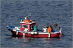 Das Fischerboot 4NA 786 am 29.03.2014 im Golf von Neapel.