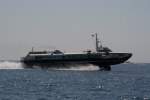 Das Tragfluegelboot M/S  Alieolo  bei der Fahrt von Amalfi nach Positano; 02.09.2007