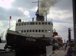 Der Dampfeisbrecher  Stettin  Baujahr 1933 ist das weltweit grte, noch kohlegefeuerten, seegehendem Dampfschiff auf Elbe, Nord ? und Ostsee. Der Liegeplatz ist im Museumshafen velgnne (Hamburg-Altona)