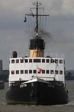 Dampfeisbrecher STETTIN (IMO 8882923); Eigner/Betreiber: Museumshafen Oevelgönne; Datum: 30.08.2015; Aufnahmeort: Elbe/Hafen Hamburg, Deutschland.