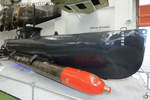 Das Mini-U-Boot Typ 127  Seehund  im Technikmuseum Speyer. (Mai 2014)
