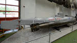 Das Kleinst-U-Boot UB407  Biber  im Technikmuseum Speyer. (Mai 2014)