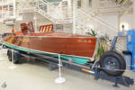 Das Schnellboot  Wildcat  im Technikmuseum Speyer.