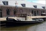 Der Schlepper BRUTUS 2 (L: 19,48 m, Br. 4,27 m) liegt am 07.07.2014 im Museumshafen der ehemaligen Reichswerft Willemsoord in Den Helder.