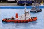 Modell des Schleppers ARION, gesehen whrend der Bremerhavener Festwoche am 30.07.2011.