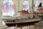 Das Modell des Seenotkreuzers  Eiswette  war während der Feierlichkeiten zum 150. Geburtstag der DGzRS in Bremerhaven zu sehen. 31.05.2015