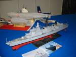 Auf der Modellbau-Messe in Sinsheim im März 2005 war dieses Modell einer Fregatte der Deutschen Marine ausgestellt.