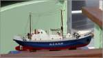Modell des niederländischen SAR-Bootes  Dorus Rykers . Gesehen an Bord des Originals DORUS RIJKERS am 31.05.2015 in Bremerhaven währen der Feierlichkeiten zum 150. Geburtstag der DGzRS.