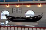 Dieses Modell eines frischen Bootes hngt im Dom von Trshavn, der Hauptstadt der Frer. 21.09.2012