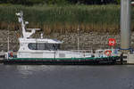 Die Lotsenboot  Zeeaster  (9734628) Ende Juli 2018 auf der Schelde in Antwerpen.