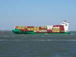 Die Containerschiffe  ELBCARRIER  - Westerschelde Terneuzen (NL) - 19-04-2023.