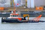 Schlepper ''GPS Avenger''  IMO.9681675  der gpsmarine.co.uk,  hier im Hafen von Brügge -Zeebrügge im September 2013.