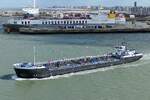 NEW JERSEY - TMS/ Inland Tankers, IMO. 9367918. Belgium-Zeebr�gge, im September 2024.