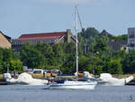 Die Segelyacht  Bianca  Anfang Juni 2018 in Aalborg.