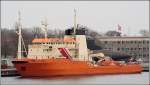 Die 1981 gebaute GUNNAR THORSON am 30.03.2006 im Hafen von Kopenhagen.