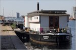 Das Hausboot ZENOBIA liegt in Kopenhagen. 04.06.2016