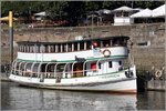 Die 1880 gebaute FRIEDRICH liegt an der Schlachte in Bremen. Sie ist 18,33 m lang und 7,15 m breit. Heimathafen ist Bremen. Frühere Namen: SÜD-HAMBURG, NORD-BREMEN. 07.09.2016 