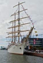  Dar Mlodziezy , polnisches Vollschiff in Bremerhaven am 29.08.2007