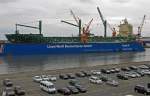 Frachter  Janus  im Dock der Lloyd Werft in Bremerhaven (13.03.2011)