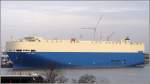 Die 2009 gebaute GRAND VEGA (IMO 9355252) hat im Osthafen von Bremerhaven festgemacht. Sie ist 200 m lang, 32 m breit und hat eine GT von 59.217. Sie fhrt unter der Flagge von Panama. 13.03.2011