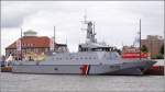 Die P 678 PLUVIER ist ein Patrouillenboot der franzsischen Marine. Sie war Gast der 37. Bremerhavener Festwoche und lag im neuen Hafen vor dem Zoo am Meer. Sie ist 54 m lang, 10 m breit, die 4 Maschinen leisten insgesamt 5.850 kw und ermglichen eine Geschwindigkeit von 22 kn. Heimathafen ist Cherbourg. 29.07.2011