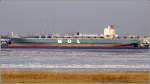 Die 2003 gebaute MOL EFFICIENCY (IMO 9251365) liegt am 01.02.2012 an der Columbuskaje in Bremerhaven. Sie ist 294 m lang, 32 m breit, hat eine GT von 53.822, eine DWT von 63.160 t und eine Kapazitt von 4.500 TEU. Sie fhrt unter der Flagge von Panama.