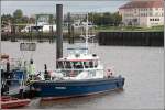 Das Polizeiboot VISURA am 30.09.2007 an seinem Liegeplatz in Bremerhaven.