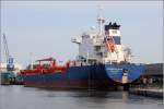 Die 2010 gebaute MISSISSIPPI STAR (IMO 9527623) liegt am 23.08.2013 bei German Dry Docks (ehemals MWB) in Bremerhaven. Dieser Tanker ist 129 m lang, 20 m breit, hat eine GT von 8.581 und eine DWT von 13.054 t. Heimathafen ist Valletta (Malta).