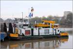 Schubboot CECILIE (ENI 05604500) wurde 1965 auf der VEB Rosslauer Schiffswerft gebaut. Lnge: 14,15 m, Breite: 8,17 m, Tiefgang: 1,17 m. Frherer Name: SCH 2326. Gemeldet ist die CECILIE in Brake. Bremerhaven, 08.11.2013.