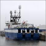 Die 1988 gebaute NIKOLAY TRUBYATCHINSKY (IMO 8705010) liegt am 24.04.2014 im Verbindungshafen in Bremerhaven. Dies Forschungsschiff ist 64 m lang, 14 m breit, hat eine GT von 2.762 und eine DWT von 1.211 t. Heimathafen ist Panama. Frühere Namen: FAME, TAIRIKUDANA, GEO EXPLORER, POLAR EXPLORER.