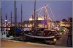 Vorweihnachtliche Stimmung am Neuen Hafen in Bremerhaven.