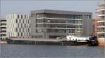 Die 1999 gebaute NORALY (ENI 06003460) liegt am 19.02.2015 im Neuen Hafen in Bremerhaven. Sie ist 85,80 m lang, 9,50 m breit und hat eine Tonnage von 1.495 t. Heimathafen ist Groningen (Niederlande). Früherer Name: PEGASOS