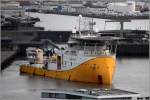 Die 2011 gebaute REEF DESPINA (IMO 9521021) verlässt am 08.04.2015 den Fischereihafen in Bremerhaven. Dieses Offshore-Mehrzweckschiff ist 98 m lang, 19 m breit, hat eine GT/BRZ von 6.072 und eine DWT von 3.800 t. Heimathafen ist Fosnavag (Norwegen). Früherer Name: NEPTUNE DESPINA.