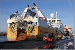 Die H 7 KIRKELLA liegt am 09.01.2016 im Fischereihafen von Bremerhaven und wird für die nächste Fangreise vorbereitet. Dieser Trawler wurde 2015 gebaut, ist 86 m lang und 16,3 m breit, die GT/BRZ beträgt 4.290. Die KIRKELLA ist für pelagische- und Grundschleppnetzfischerei ausgerüstet. Heimathafen ist Kingston upon Hull (Vereinigtes Königreich).