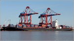 Die 2010 gebaute JPO VULPECULA (IMO 9430789) liegt am 01.04.2016 an der Stromkaje in Bremerhaven. Dieses Containerschiff ist 265 m lang und 32 m breit, hat eine GT/BRZ von 41.225 und eine DWT von 50.244 t, die Kapazität beträgt 4.254 TEU. Heimathafen ist Monrovia (Liberia).