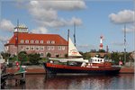 Die SHIRALEE liegt whrend der Touristensaison unterhalb der Strandhalle und des Zoo am Meer an der Westseite des Neuen Hafens in Bremerhaven. 28.06.2016