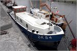 Die 1920 gebaute, 15 m lange ZK 54 LUCTOR liegt am 20.08.2016 im Alten Hafen von Bremerhaven. Sie hat am Treffen von Plattbodenschiffen bei den Schippertagen in Bremerhaven teilgenommen.