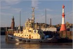 Die 2005 in Spanien gebaute SVITZER VIDAR (IMO 9319181) liegt am 31.08.2016 an der Seebäderkaje in Bremerhaven. Dieser Schlepper ist 29,50 m lang und 11 m breit. Die Maschinenleistung beträgt 4.800 kW und der Pfahlzug 80 t. Heimathafen ist Esbjerg (Dänemark). Frühere Namen: MONTRAS, R CATALUNYA.