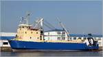 Die 1980 gebaute SLEIPNER (IMO 7825552) liegt am 02.04.2017 im Fischereihafen II in Bremerhaven. Dieser Pallettenfrachter ist 47,59 m lang und 11,03 m breit, hat eine GT/BRZ von 753 und eine DWT von 825 t. Heimathafen ist Panama. 