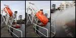Beim Tag der offenen Tür war bei Falck Safety Services in Bremerhaven ein Freifallrettungsboot der Fa. Hatecke in Aktion zu sehen. Einige Freiwillige waren so mutig und haben sich nach einer Einweisung getraut. Vom Lösen des Bootes bis zum Ein- und wieder Auftauchen vergingen nur wenige Sekunden. 16.09.2018