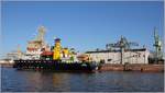 Die 1987 gebaute ATAIR (IMO 8521426) liegt an ihrem Liegeplatz im Fischereihafen 1 in   Bremerhaven. Sie ist ein Vermessungs-, Wracksuch- und Forschungsschiff des Bundesamtes für Seeschifffahrt und Hydrographie. Die ATAIR ist 51,40 m lang und 11,40 m breit, hat eine GT/BRZ von 950 und eine DWT von 190 t. Heimathafen ist Hamburg. 03.02.2019
