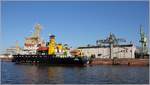 Die 1987 gebaute ATAIR (IMO 8521426) liegt an ihrem Liegeplatz im Fischereihafen 1 in   Bremerhaven. Sie ist ein Vermessungs-, Wracksuch- und Forschungsschiff des Bundesamtes für Seeschifffahrt und Hydrographie. Die ATAIR ist 51,40 m lang und 11,40 m breit, hat eine GT/BRZ von 950 und eine DWT von 190 t. Heimathafen ist Hamburg. 03.02.2019