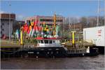 Das Aufsichts- und Arbeitsschiff BLEXEN liegt am Tonnenhof des WSA Bremerhaven. Sie wurde 2011 auf der Schiffswerft Bolle in Neuderben gebaut, ist 23,90 m lang und 6,60 m breit. 17.03.2019