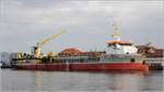 Die 2012 gebaute MEDWAY (IMO 9524152) liegt im Fischereihafen 2 von Bremerhaven. Dieser Laderaumsaugbagger ist 118 m lang, 21 m breit, hat eine GT/BRZ von 6.725 und eine DWT von 7.347 t. Heimathafen ist Limassol (Zypern). Die Baggertiefe beträgt bis zu 35 m. Früherer Name: EKE MÖBIUS. 26.09.2020