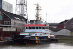 BAUMRÖNNE , Tonnenleger , Baujahr 1993 , 26,6 x 9m , 18.03.2017 Cuxhaven